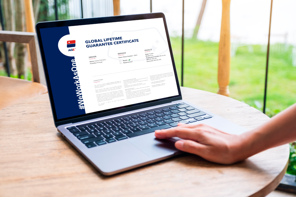 AGE Global Lifetime Guarantee Certificate